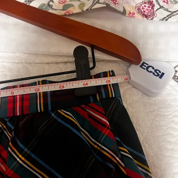Tartan taffeta jcrew Tiered Skirt - - Picture 3 of 5